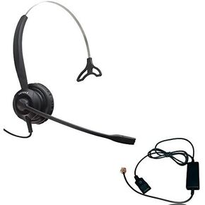 سماعة الرأس XS 820 Direct Connect المتوافقة مع سلك Inteli - هواتف SoundPoint®: IP450، IP501، IP550، IP560، IP601، IP650، IP670، VVX300، VVX310، VVX400s، VVX500، VVX600، VVX1500، CX300، CX600 in Kuwait