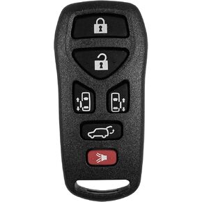 Keyless Entry Remote Car Key Fob Replacement for 2004 2005 2006 2007 2008 2009 Nissan Quest KBRASTU51 6 Button 315Mhz (1)