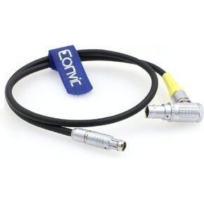 Eonvic Preston Run Stop Power Cable for MDR-3 MDR-4 RS 3 Pin Fishcher to 1B 10 Pin Male Connector (Right angle10 Pin to Straight RS 3 Pin)
