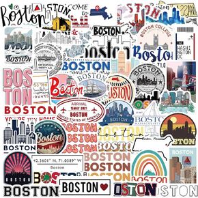 British London Style Stickers 50 Pcs Vinyl Decals for Water Bottles Kids Teens Adults Laptop Luggage Cup Computer Journal Wall Helmet Guitar Decoration Graffiti Sticker