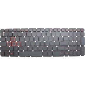 New Replacement Keyboard Compatible with Acer Nitro 5 AN515-41 AN515-42 AN515 AN515-51 AN515-52 AN515-53 N16C7 N17c1 AN515-51-705 Laptop Backlit Keyboard Red