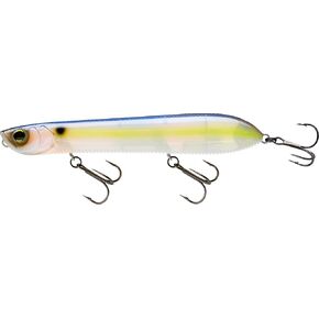 Yo-Zuri 3DB Pencil Popper, Floating, 5-3/8 Inch, 135mm, Ghost Sexy Shad