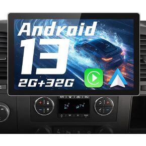 8 Core Android 13 Car Radio Stereo for Chevy Chevrolet Silverado 2007-2013 Tahoe Equinox GMC Sierra Yukon 2+32GB with CarPlay Android Auto Bluetooth GPS Navigation