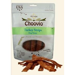 Choovio Turkey Strips 4oz Made in USA Dog Treats