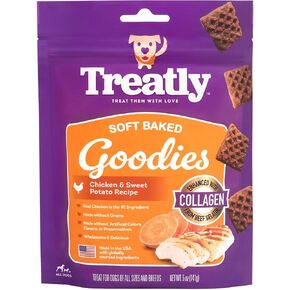 Soft Baked Goodies Chicken & Sweet Potato w/Collage Dog Treats - 5oz/1 Pack