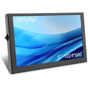 5inch WSVGA 1024 * 600 High Pixel Display 100% SRGB Without Touch Panel HDMI-Compatible Module for Raspberry pi 3/3B/3B+/4/4B Orange pi Banana pi Mini PC