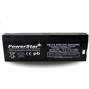 PowerStar 12V 2.3AH Sealed Lead Acid (SLA) Replacement Battery for NP2.3-12 UB1223A