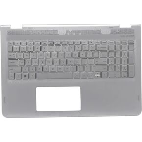 New Palmrest for HP Envy X360 M6-AQ 15AQ 15-AQ M6-AQ005DX M6-AQ105DX M6-AQ103DX 15-AR M6-AR Upper Case with Backlit Keyboard 857283-001
