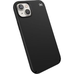 Speck iPhone 14 Plus Case - Drop Protection, Scratch Resistant, Built for MagSafe Slim Phone Case for 6.7 Inch iPhones 14 Plus - Anti-Fade Case - Presidio2 - Black/Black/White
