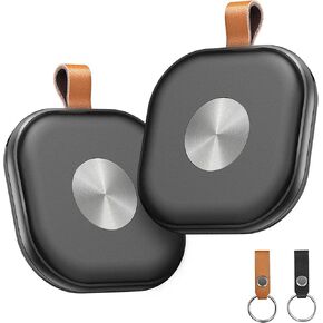 Air Tracker, Key Finder Works with Find My App (iOS Only), Bluetooth Tracker，Airtag for Keys, Luggage, Suitcases, Key Finder Locator with Sound,Worldwide Tracking Tags, Replaceable Battery-2 Pack