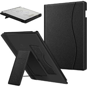 Fintie Stand Case for Remarkable Paper Pro Color 11.8 Inch 2024, Premium PU Leather Foldable Stand Cover with Pen Holder and Card Slot for 11.8" Remarkable Paper Pro Tablet, Brown