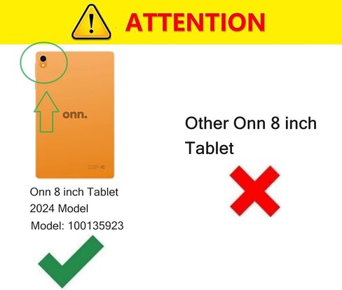 (4 in 1) Onn 8 inch Tablet Screen Protector and Keyboard Case100135923, Screen Protector and Case for Onn 8" Tablet Powered (2024 Model) (Black + Glass) in Saudi Arabia