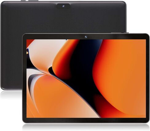 SGIN 10.1 Inch Tablets, Android 12 Tablet, 2GB RAM 64GB ROM, Quad-Core Processor, 5000mah, 2+5MP Camera, WiFi, IPS HD Touch Screen, Black in Kuwait