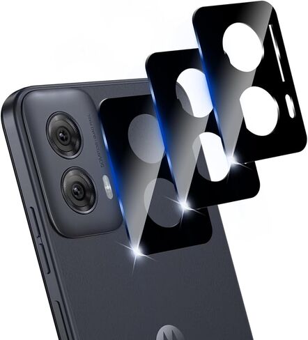 (3 عبوات) متوافق مع واقي عدسة الكاميرا Motorola Moto G Power 5G (2024)، جراب مضاد للخدش من الزجاج المقسى 9H صديق ولا يؤثر على اللقطات الليلية والفلاش in Kuwait