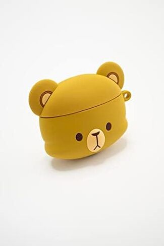 Milk Bear Compatible with AirPods Pro Case Silicone Carrying Shockproof Protective Cover Authentic Milkmochabear Merchandise Headphones Character Head Cute Adorable in Kuwait