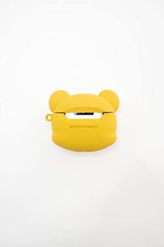 Milk Bear Compatible with AirPods Pro Case Silicone Carrying Shockproof Protective Cover Authentic Milkmochabear Merchandise Headphones Character Head Cute Adorable in Kuwait