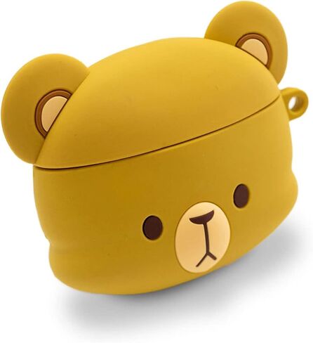 Milk Bear Compatible with AirPods Pro Case Silicone Carrying Shockproof Protective Cover Authentic Milkmochabear Merchandise Headphones Character Head Cute Adorable in Kuwait