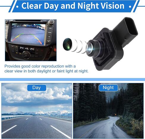 1 Pcs Rear View Camera for Ford Explorer 2016-2019 License Plate Park Assist Camera Backup Reverse Camera with Tool in Kuwait