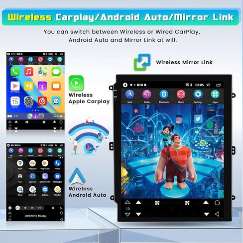 راديو ستيريو للسيارة Hi-Fi 2+64G Android 13 CarPlay لسيارة Lexus IS250 2006-2012، شاشة لمس عالية الدقة 9.7 بوصة متوافقة مع Android Auto، كاميرا احتياطية AHD، وصلة مرآة، GPS، WiFi in Saudi Arabia