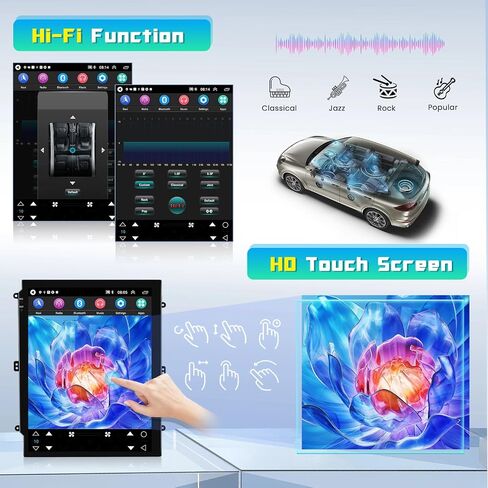 راديو ستيريو للسيارة Hi-Fi 2+64G Android 13 CarPlay لسيارة Lexus IS250 2006-2012، شاشة لمس عالية الدقة 9.7 بوصة متوافقة مع Android Auto، كاميرا احتياطية AHD، وصلة مرآة، GPS، WiFi in Saudi Arabia