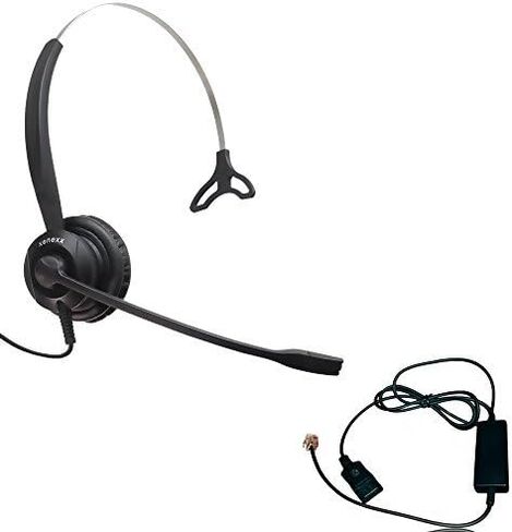 سماعة الرأس XS 820 Direct Connect المتوافقة مع سلك Inteli - هواتف SoundPoint®: IP450، IP501، IP550، IP560، IP601، IP650، IP670، VVX300، VVX310، VVX400s، VVX500، VVX600، VVX1500، CX300، CX600 in Kuwait