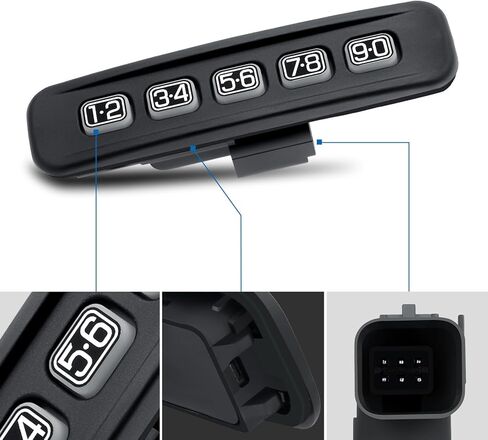 أنظمة دخول بدون مفتاح تناسب Ford F250 F350 F450 F550 Super Duty 2004-2010 Escape 2005-2012، Mercury Mariner 2008-2011، for Lincoln LS 2004-2006 استبدال # 8L8Z-14A626-AA in Kuwait