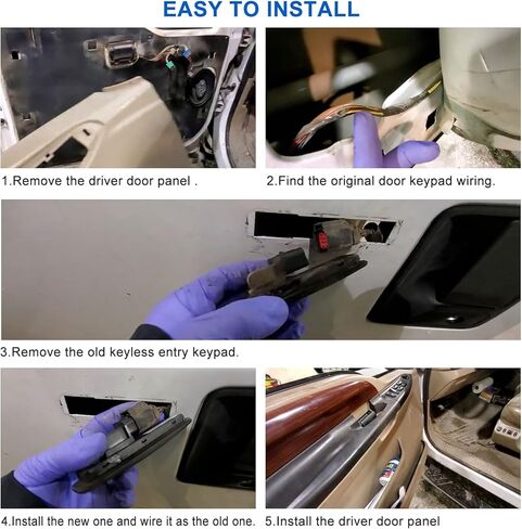 أنظمة دخول بدون مفتاح تناسب Ford F250 F350 F450 F550 Super Duty 2004-2010 Escape 2005-2012، Mercury Mariner 2008-2011، for Lincoln LS 2004-2006 استبدال # 8L8Z-14A626-AA in Kuwait