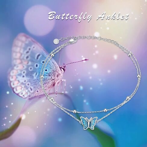 Evil Eye Anklet Sterling Silver Evil Eye and Hamsa Layered Anklet Bracelet Good Luck Protection Anklet Jewelry for Women in Saudi Arabia