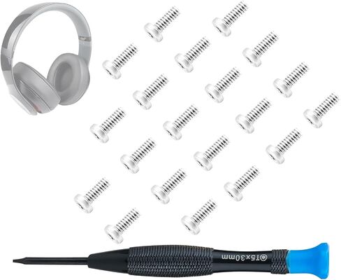 SOULWIT Replacement Headband Screws for Beats Studio 3, Studio 2, Studio 1.0, Studio Pro Headphone Headband Screws 20pcs, Easy DIY Installation - 20pcs Black in Saudi Arabia