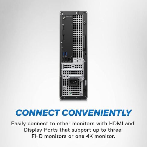 Dell Newest Inspiron 3020 i5 Desktop, Intel i5 13400 (Beats Intel i7 12700), 64GB RAM, 2TB PCIe SSD, HDMI, DisplayPort, RJ45, Wired KB & Mouse, Wi-Fi, Bluetooth, Windows 11 Pro, Blue in Saudi Arabia