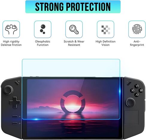 for Legion Go Screen Protector Anti Blue Light 2 Pack Blue Light Blocking Tempered Glass Film Anti-Scratch Bubble Free for Lenovo Legion Go Gaming Handheld 8.8 inch 2023 Blue light in Kuwait
