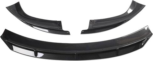 Front Bumper Lip for Tesla Model Y 2024 2023 2022 2021 2020 Glossy Carbon Fiber Pattern Front Lip Spoiler in Saudi Arabia