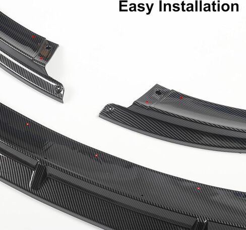 Front Bumper Lip for Tesla Model Y 2024 2023 2022 2021 2020 Glossy Carbon Fiber Pattern Front Lip Spoiler in Saudi Arabia