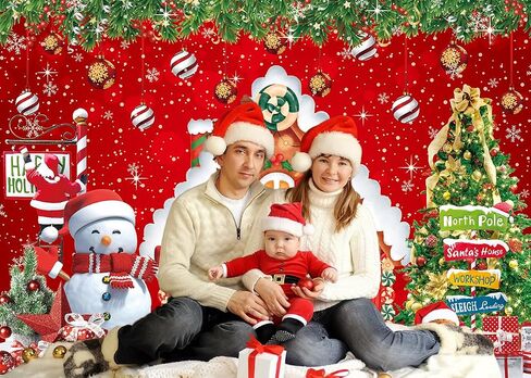 عيد الميلاد الزنجبيل منزل خلفية سانتا ثلج التصوير الفوتوغرافي خلفية الشتاء ميلاد سعيد شجرة عيد الميلاد ندفة الثلج راية لعيد الميلاد الطفل دش زينة حفلة عيد ميلاد (82x59 بوصة (7x5FT)) in Saudi Arabia