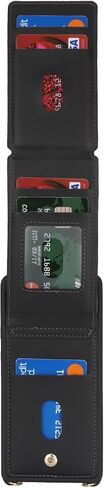 for Google Pixel 7 pro Case with Card Holder for Women,for Pixel 7 pro Phone Case Wallet with Strap Credit Card Slots Crossbody with Kickstand Zipper Case - Black in Saudi Arabia