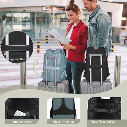 Travel Backpack for Women for Spirit Airlines Personal Item Bag 18x14x8 Inches Travel Bag Laptop Backpacks for Men Travel Backpack Carry on Flight Approved Womens Work Backpack for College bookbag in Saudi Arabia