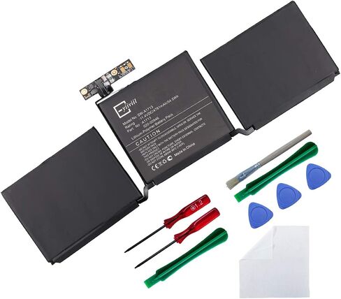 New Replacement Battery Compatible with Apple MacBook Pro 13'' A1708 MLL42CH/A MLUQ2CH/A Late 2016 Mid 2017 Version A1713 Internal Battery + Tools in Saudi Arabia