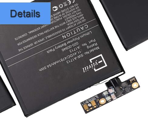 New Replacement Battery Compatible with Apple MacBook Pro 13'' A1708 MLL42CH/A MLUQ2CH/A Late 2016 Mid 2017 Version A1713 Internal Battery + Tools in Saudi Arabia