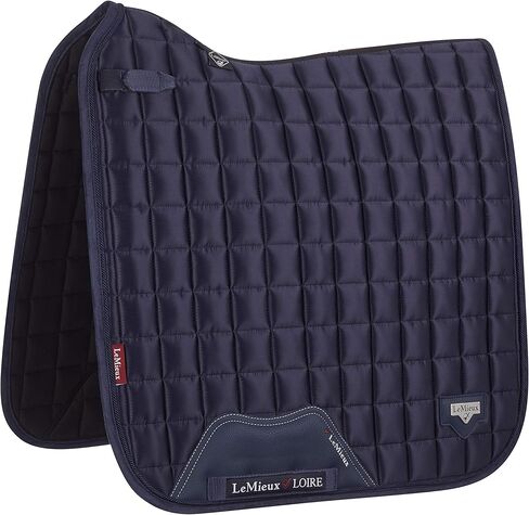 LeMieux Dressage Carbon Mesh Square Saddle Pad - English Saddle Pads for Horses - Equestrian Riding Equipment and Accessories (Black - Large) in Kuwait