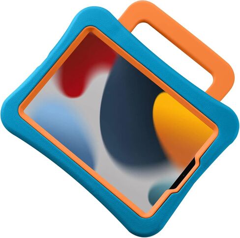 Kids Case for iPad 7th/8th/9th Gen 10.2 inch, Light Weight Heavy Duty/Shockproof/Drop Proof with Handle/Kickstand, Child Friendly Protective Cover for iPad 10.2" 2019/2020/2021 (Blue) in Saudi Arabia