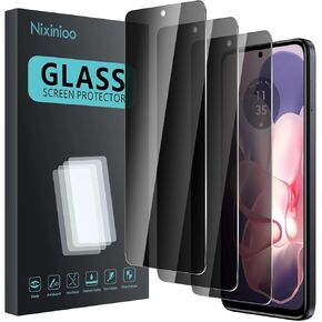3 Pack Privacy Screen Protector for Motorola Moto G Power 5G 2024, Anti Spy Tempered Glass 9H Hardness, Black Protector Anti Spy, Bubble Free, Anti-Scratch