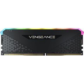 Corsair Vengeance RGB RS 8GB (1x8GB) DDR4 3600MHz C18 Desktop Memory (Dynamic RGB Lighting, Tight Response Times, Custom Performance PCB, Aluminum Heatspreader, iCUE Software Compatible) Black