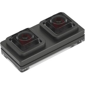 PC Power Button,Mini 2-Key Remote PC Power Switch，PC Computer Case Power Switch,Button Desktop Computer Supplies Made of Aluminum Alloy (Black)
