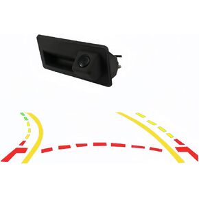 for Porsche Cayenne 92A 2011~2014 Car Rear View Dynamic Trajectory Camera Back Up Reverse Parking Camera/Plug Directly, CY-G-0003