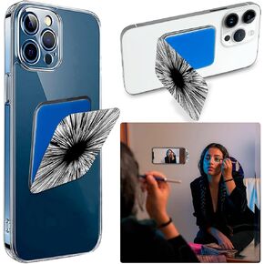 Adhesive Phone Mount - Suction Cups Tripod - Washable Reusable - for Glass Wood Tile - Perfect for Cars Walls Desks - Ideal for Content Creator Tiktok Videos and Selfie