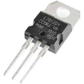 Mayata 10PCS L7812CV TO-220 L7812 LM7812 7812 Positive-Voltage Regulators