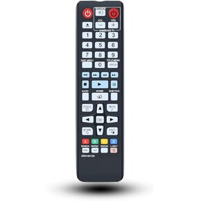Replacement Remote Control for Samsung BD-H6500 BD-F5700 BD-HM57C BD-F5100 BD-H6500/ZA BD-F5100/ZX DVD Blu-Ray Player