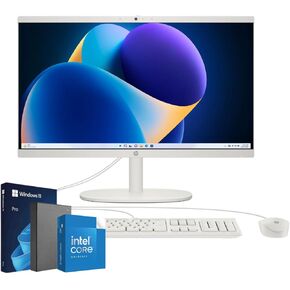 HP 2024 Newest 21.5 inch All-in-One Desktop PC | Windows 11 Pro | Intel Dual-Core Processor | Mouse and Keyboard | FHD Display (32GB RAM | 1TB SSD)