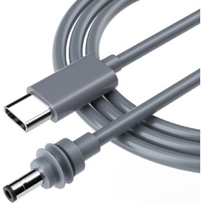 Starlink Mini USB-C Power Cable 16FT/5M DC to Type-C Replacement Cable for Starlink Mini Max Power 140W Waterproof Compatible with Power Bank PD Protocol Grey