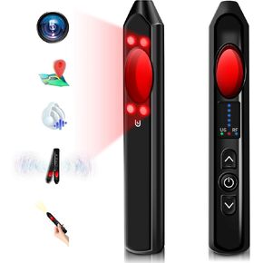 Hidden Camera Detectors, Camera Detector Spy Camera Finder, Hotel Hidden Camera Detectors for Travel, 5 Levels Sensitivity 5 Modes